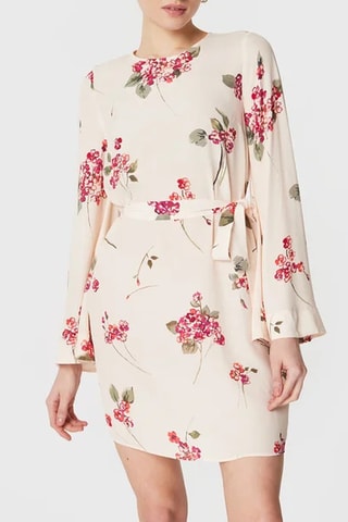 Vestido direito - Bege