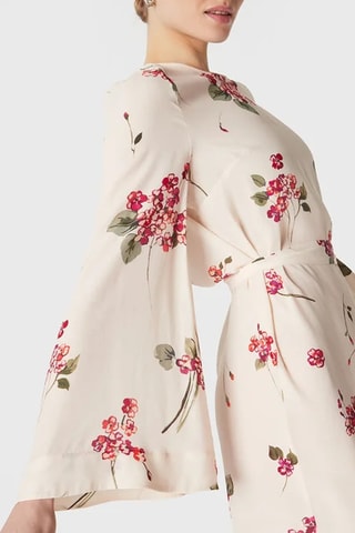 Vestido direito - Bege