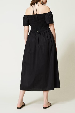 Vestido midi - Preto