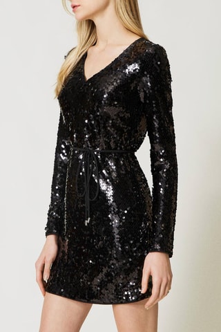 Vestido direito - Preto