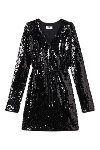 Vestido direito - Preto