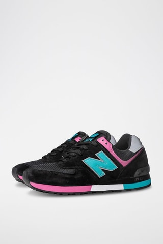 Baskets 576 - Noir et turquoise