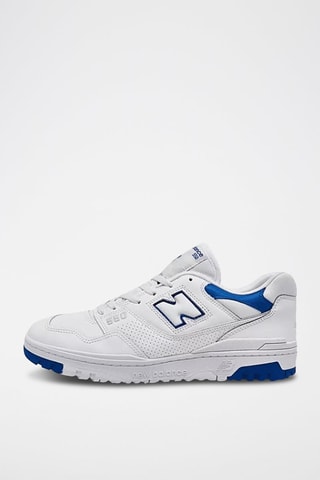 Baskets en cuir 550 - Blanc et bleu