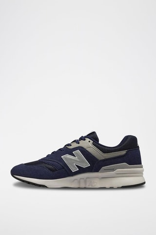 Baskets en nubuck 997 - Bleu marine