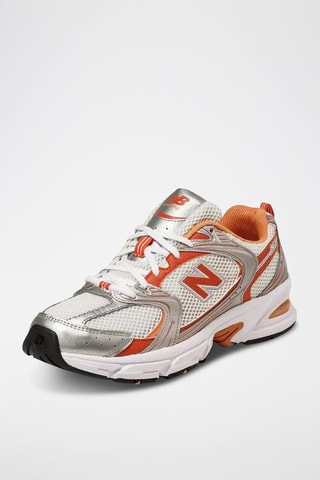 Baskets 530 - Blanc et orange