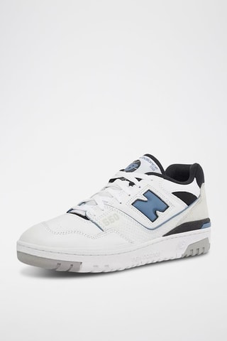 Baskets en cuir 550 - Blanc et bleu