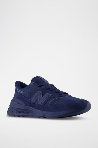 Baskets en nubuck 997 - Bleu marine