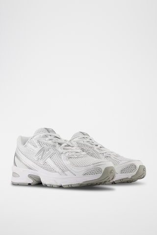 Baskets 740 - Blanc et argenté