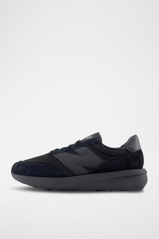 Baskets plateformes en cuir 370 - Noir