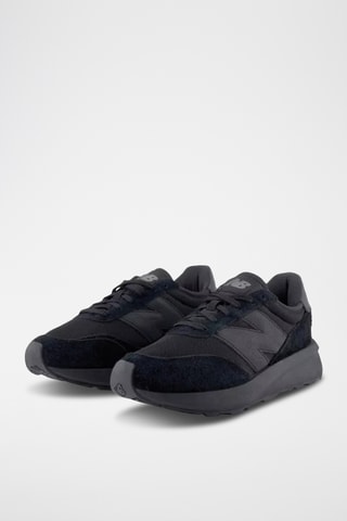 Baskets plateformes en cuir 370 - Noir
