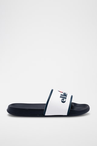 Claquettes - Bleu marine et blanc