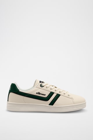 Baskets Freddy - Beige et vert foncé