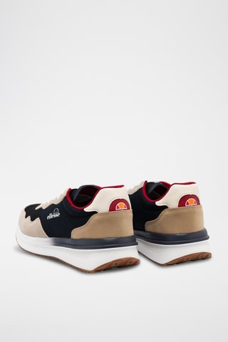 Tennis Ilse - Bleu foncé et beige