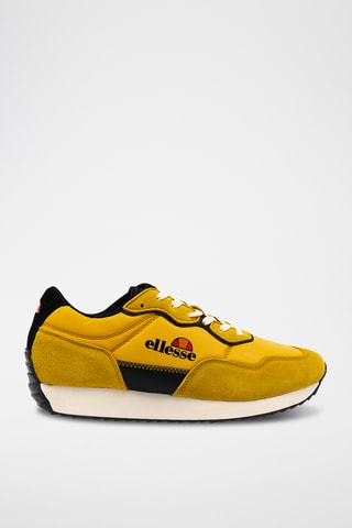 Baskets en cuir - Jaune