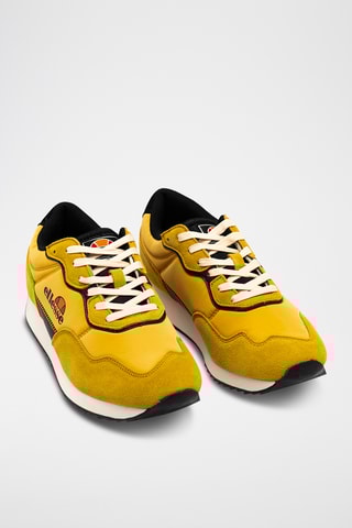 Baskets en cuir - Jaune