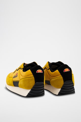 Baskets en cuir - Jaune