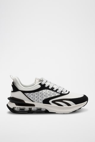 Tennis plateformes Vex - Blanc et noir