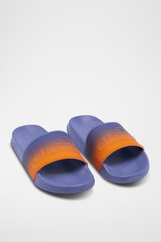 Claquettes Afra - Violet et orange