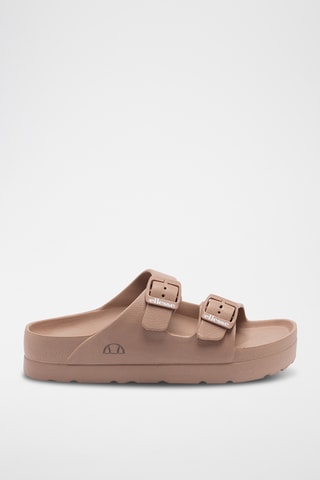 Mules plateformes - Beige