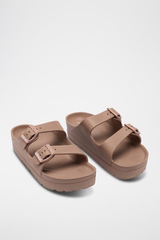 Mules Beverly - Vieux rose