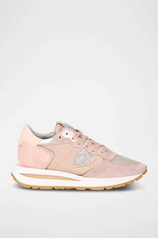 Sapatilhas em couro Tropez - Rosa