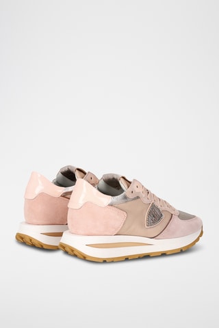 Sapatilhas em couro Tropez - Rosa