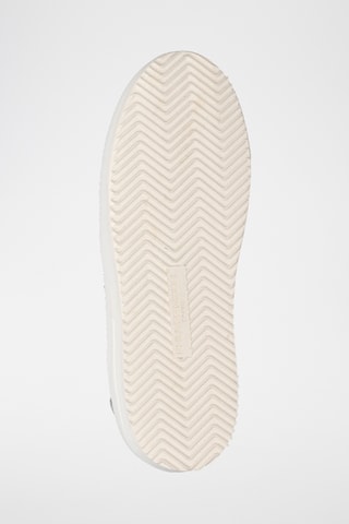 Sapatilhas em couro de vitelo Nice - Branco