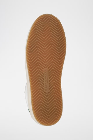 Sapatilhas em couro de vitelo Nice low - Branco