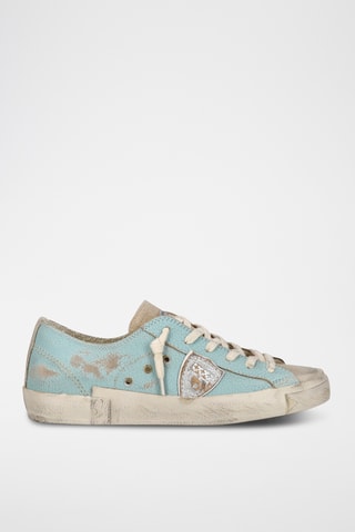 Sapatilhas em couro PRSX - Azul-celeste