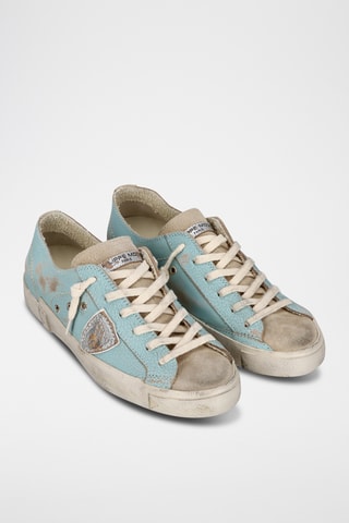 Sapatilhas em couro PRSX - Azul-celeste
