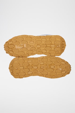 Sapatilhas em couro de vitelo nobuck Tropez - Cinzento