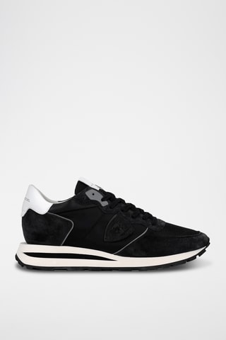 Sapatilhas em couro de vitelo Tropez - Preto