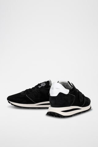 Sapatilhas em couro de vitelo Tropez - Preto