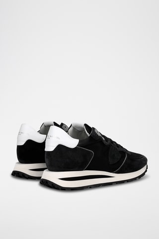 Sapatilhas em couro de vitelo Tropez - Preto