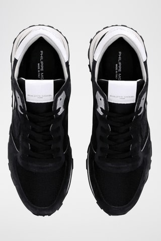 Sapatilhas em couro de vitelo Tropez - Preto