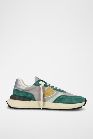Sapatilhas em couro Antibes - Verde