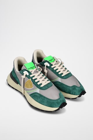 Sapatilhas em couro Antibes - Verde