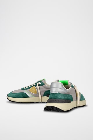 Sapatilhas em couro Antibes - Verde