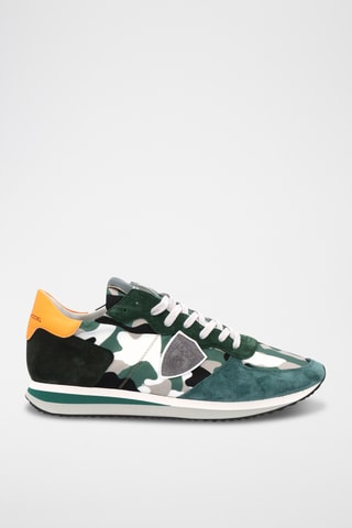 Sapatilhas em couro TRPX - Verde-escuro