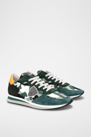 Sapatilhas em couro TRPX - Verde-escuro