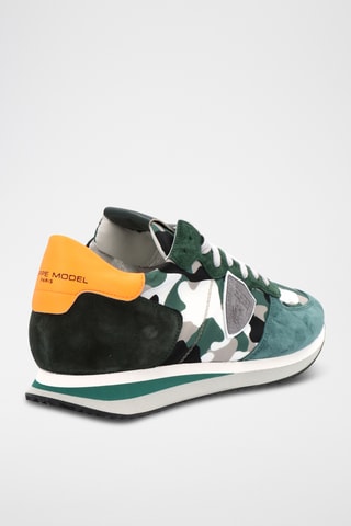 Sapatilhas em couro TRPX - Verde-escuro