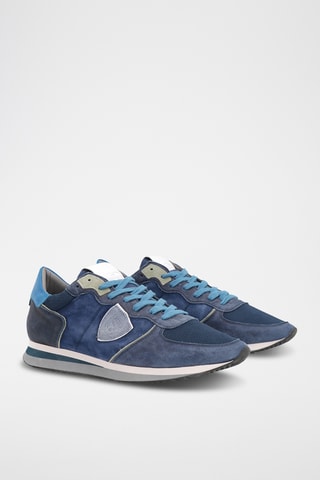 Baskets en cuir TRPX - Bleu marine
