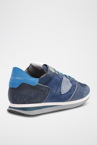 Baskets en cuir TRPX - Bleu marine