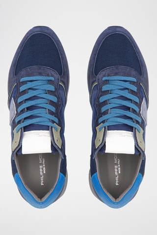 Baskets en cuir TRPX - Bleu marine
