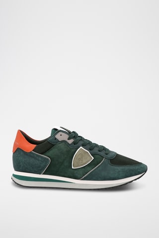 Baskets en cuir TRPX - Vert foncé