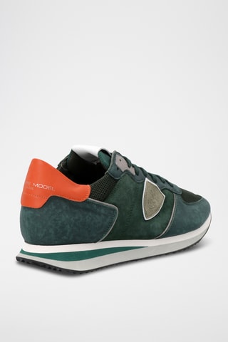 Baskets en cuir TRPX - Vert foncé