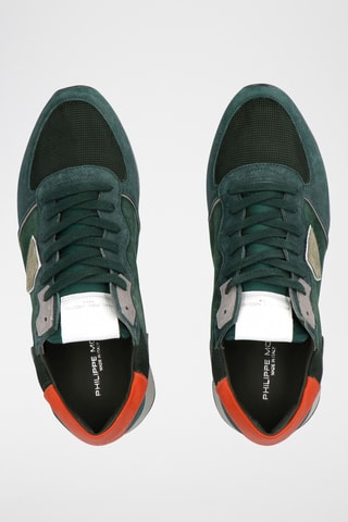 Baskets en cuir TRPX - Vert foncé