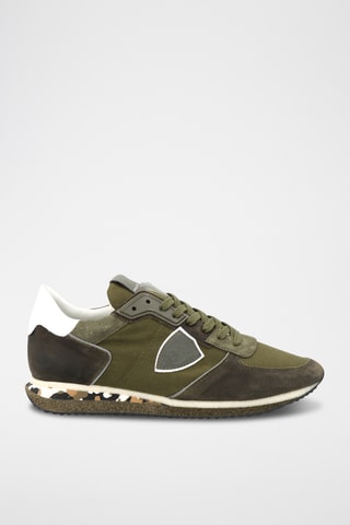 Baskets en cuir TRPX - Vert foncé