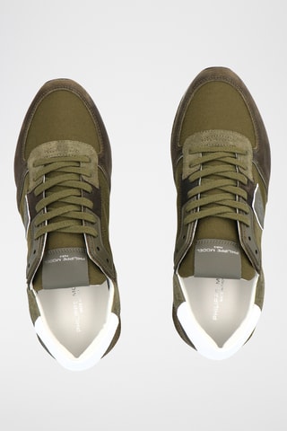 Baskets en cuir TRPX - Vert foncé