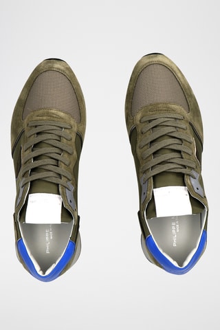 Baskets en cuir TRPX - Vert foncé